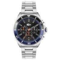 ราคา Lacoste Tiebraker LC2011155 นาฬิกาผู้ชาย สีเงิน (14323444976)