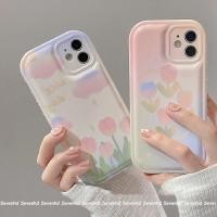ราคา เคสโทรศัพท์มือถือ แบบนิ่ม ลายดอกทิวลิป สีชมพู สําหรับ iPhone 14 13 12 11 Pro Max X XR Xs Max 8 7 6 6s Plus SE 2020 (20543718205)