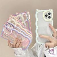 ราคา Casing เคสโทรศัพท์มือถือนิ่ม ขอบหยัก ลายหูแมวน่ารัก สีแคนดี้ สําหรับ iPhone 14 13 12 11 Pro Max SE2020 X XR Xs Max 7 8 6 6s Plus (21542369154)
