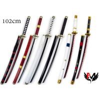 ราคา ดาบโรโรโนอา โซโล ดาบทราฟาลก้า ลอว์ ดาบไม้ คอสเพลย์ cosplay ดาบไม้เนื้ออ่อน ความยาวรวม 2467690445