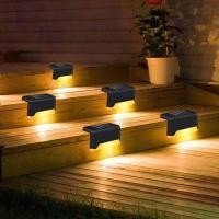 ราคา โคมไฟโซล่าเซลล์ ติดบันไดหน้าบ้าน ติดรั้ว Solar light 1 LED ไฟสีเหลือง ไฟพลังงานแสงอาทิตย์ พร้อมส่ง E twins 4891457794