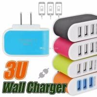 ราคา อะแดปเตอร์ชาร์จ AC 3.1A แบบ 3 พอร์ต USB สำหรับปลั๊กไฟบ้าน (1858824918)