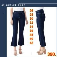 ราคา BIG SIZE ยีนส์ขาม้า 7ส่วน สีเข้ม ยีนส์ยืดนิดๆ กางเกงบิ๊กไซส์ แฟชั้นคนอ้วน กางเกงไซส์ใหญ่ ส่งออก ไซส์ 26-44นิ้ว (759959168)