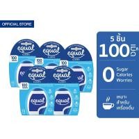 ราคา Equal Classic 100 Tablets อิควล คลาสสิค ผลิตภัณฑ์ให้ความหวานแทนน้ำตาล ชนิดเม็ด 100 เม็ด 5 ชิ้น ขนาดพกพา 0 Kcal (6028445973)