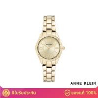 ราคา Anne Klein AK/2986CHGB นาฬิกาข้อมือผู้หญิง สายstainless สีทอง (2431120256)