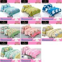 ราคา Fountain ชุดผ้าปู+ผ้านวม ซินนามอโรล Cinnamoroll รุ่น FTC051-FTC123 (2436536475)