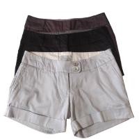 ราคา กางเกงขาสั้นพับขาCastro สีเทาเข้ม สีดำ สีฟ้าอ่อน กางเกงขาสั้นผู้หญิง (5033306462)