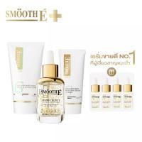 ราคา [เซ็ตขายดี] Smooth E 24k Gold Anti- Aging Advanced Skin Recovery เซ็ต เซรั่มทองคำแท้ บำรุงผิว ลดเลือนริ้วรอย ผิวสวยกระจ่างใส แลดูอ่อนเยาว์ (8558804857)