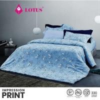 ราคา LOTUS ชุดผ้าปู 6 ฟุต 5 ชิ้น ลายLI 056 รุ่น Impression Print ส่งฟรี (1578208270)
