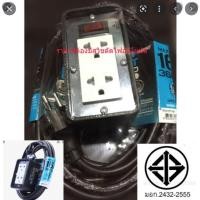 ราคา Toshino ปลั๊กไฟทนกำลังวัตต์สูง 3600W ยาว 5 เมตร มอก.2432-2555 (553362789)