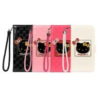 ราคา เคส Samsung Galaxy S9 S8 S10 S20 Plus Note 9 10 A53 5G เคสหนัง Kitty Card Slots Lanyard เคสโทรศัพท์มือถือหนัง Pu ลายคิตตี้สําหรับ SamsungGalaxy S9Plus Note9 Note10 plus s8plus s10plus s20plus (1722591