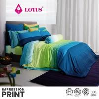 ราคา LOTUS ชุดผ้าปู 6 ฟุต 5 ชิ้น ลายLI 057 รุ่น Impression Print ส่งฟรี (1578208242)