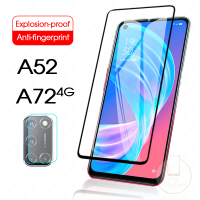 ราคา 2in1 Tempered Glass Film Carbon Fiber For Oppo Reno 5F A54 Reno 5 A15 Reno4 A53 2020 A12 A35 A33 2020 A52 A11 A31 A9 A5 2020 A7 A12E A92 A72 A5S A3S A11K A37 F9 F11 A1K (2916604148)