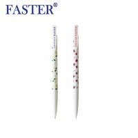 ราคา FASTER (ฟาสเตอร์) ปากกาลูกลื่นฟลอรัล 0.38 ปากกาแบบกด ราคาต่อด้าม รหัส CX910 (3739771051)