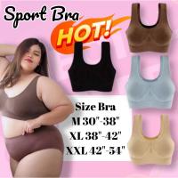 ราคา [Sport Bra] สปอร์ตบราไซส์ใหญ่ สาวอวบใส่ได้ เสื้อชั้นในคนอ้วน ชุดชั้นในคนอ้วน สปอร์ตบรา เสื้อชั้นในไร้โครง บราไร้โครง (6557788536)