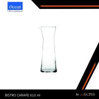 ราคา JJGLASS - (Ocean) V13621 Bistro Carafe - เหยือกน้ำ แก้วน้ำ แก้วเทมโป คราฟ แก้วโอเชี่ยน เหยือกโอเชี่ยนกลาส Bistro Carafe Ocean Glass V13621 Carafe Bistro Carafe 21 1/2 oz. ( 610 ml.) (8234168911)