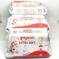 ราคา (6แถม2) ทิชชู่เปียกพีเจ้น Baby Wipes PIGEON 8ห่อ เบบี้ไวพส์พีเจ้น สูตรคาโมมายล์ ผ้าหนานุ่ม ขนาด 60 ชิ้น (7070544583)