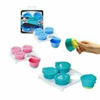 ราคา Tommee Tippee Pop Up Freezer Pot (4 pots + tray) ถ้วยเก็บอาหารพร้อมฝาปิด 4 ใบ และถาด คละสี 1 ชุด 446500 (1605102116)
