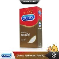 ราคา Durex Fetherlite ถุงยางอนามัย บางพิเศษ ผิวเรียบ ขนาด 52.5 มม. บรรจุ 1 กล่อง (12 ชิ้น) (2118208173)