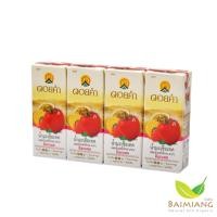 ราคา ดอยคำ น้ำมะเขือเทศผสมน้ำผลไม้รวม 98% ม็อกเทล ขนาด 200 มล. แพ็ค 4 กล่อง (40472-4) (8514773285)