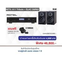 ราคา ROTEL A11 Tribute + ELAC DBR62 แถมฟรี YAMAHA TW-E3B (21246741539)