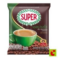 ราคา ซุปเปอร์ กาแฟปรุงสำเร็จชนิดผง 3 อิน 1 เอสเปรสโซ่ 20 ก. แพ็ค 25 ซอง (389947841)