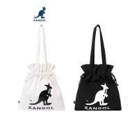 ราคา KANGOL Bag กระเป๋าถือ กระเป๋าผ้าหูรูด ใบใหญ่ใส่แท็บเล็ตได้ สีขาว, ดำ 61251711 (11903201892)