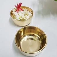 ราคา Brass byfa F1117 ขันทองเหลืองใบเล็กขนาด 3.5 นิ้ว หรือเรียกว่าจอกหล่อ ทองเหลืองขนาด 3.5 นิ้ว (5730093830)