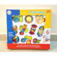 ราคา ของเล่น ของเล่นเด็ก Baby Rattles เขย่ามือเซ็ต 10 ชิ้น แบรนด์คุณภาพ Huile toys คุณภาพดีมาก (Hola) (656225057)