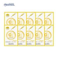 ราคา Mediheal CLEAR ALPHA MASK EX.(10ชิ้น) ช่วยให้ผิวแลดูกระจ่างใส และลดเลือนจุดด่างดำ S285MDHN005 (9372954503)
