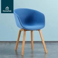 ราคา HomeHuk เก้าอี้กินข้าว รุ่น Elwin เบาะผ้า พนักพิงกว้าง ขาเหล็ก ลายไม้ รับน้ำหนัก 120kg เก้าอี้ เก้าอี้ทำงาน เก้าอี้มินิมอล เก้าอี้นั่ง เก้าอี้นั่งเล่น เก้าอี้คาเฟ่ เก้าอี้โมเดิร์น Modern PP Tub Chair 