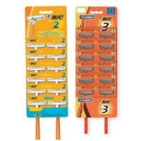 ราคา พร้อมส่ง!! บิค มีดโกน รุ่น​2 และ​ 3 ใบมีด แผง 12 ด้าม Bic Shaver​ 2 and 3 Blades Pack x 12 pcs (8461051786)