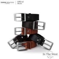 ราคา Louis Montini Classic FK Belt เข็มขัดหนังแผ่นใหญ่ เข็มขัดหนังวัวแท้ เข็มขัดหนังแท้ เข็มขัดผู้ชาย FK Men Belt - MGN117 (320595283)