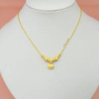 ราคา สร้อยคอทองคำแท้ ลายบอลพร้อมจี้หัวใจ หนัก 2 สลึง (1500149271)