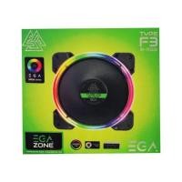 ราคา พัดลมเคสคอมพิวเตอร์ EGA TYPE-F3 Case Fan A-RGB Aula Sync 120mm. พัดลมเคส (6338928530)