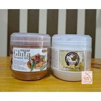 ราคา ของแท้/พร้อมส่ง Sugar Gluta Tamarind  AHA Brightening Scrub สครับมะขาม Creamy Milk Whitening Milly Body Scrub สครับน้ำนม (4160188763)
