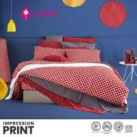 ราคา LOTUS ชุดผ้าปู 3.5ฟุต+ผ้านวม ลายLI 054B รุ่น Impression Print ส่งฟรี (1578161887)