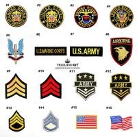 ราคา ตัวรีดติดเสื้อ ทหาร ชุดทหาร อเมริกา นักบิน เครื่องหมาย ยศทหาร US Army Patch wop งานปัก DIY ตัวรีด อาร์ม ติดเสื้อเสื้อผ้า (3471968977)
