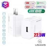 ราคา ที่ชาร์จเร็ว Huawei 22.5W SCP/FCP/QC3.0/AFC15W/VOOC3.0 USAMS HKLUSB63 (6163943812)