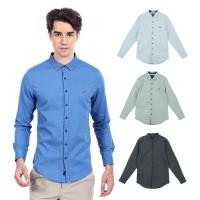 ราคา OASIS เสื้อเชิ้ตชาย แขนยาว ผ้าคอตตอน รุ่น MWLF-6191 สีฟ้า,เทา,เขียวอ่อน,เทาเข้ม (5140072766)