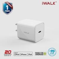 ราคา iWALK Leopard 20W Wall Charger อะแดปเตอร์ชาร์จมือถือขนาด 20W แบบ Fast Charge รองรับ iPhone14,13,12,11 ไปจนถึงiPhone5 (2923638883)