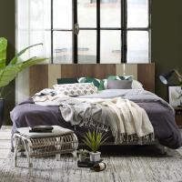 ราคา [กทม. 3-5 วัน ส่ง] SB Design Square เตียงนอน 5 ฟุต รุ่น Estano-A สีไม้เข้ม (180x207.5x100 ซม.) แบรนด์ SB FURNITURE (5036605671)