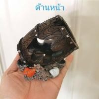 ราคา ของตกแต่งตู้ปลา - รูปถังไม้จมน้ำ (11937554650)