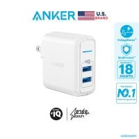 ราคา Anker PowerPort 2 Elite 24W Adapter หัวชาร์จ Anker ช่องเสียบ USB 2 พอร์ท ชาร์จเร็วช่องละ 12W ไม่แบ่งไฟ - AK51 (1190045349)