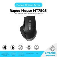 ราคา [รับฟรี e-Voucher 100.-] Rapoo รุ่น MT750S Multi-mode Wireless Mouse Bluetooth 3.0/4.0 2.4GHz (MT750s-BK) (948748577)