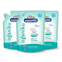ราคา KODOMO Oganiku Head to Toe Wash แชมพูสบู่เหลว โคโดโม โอกานิคุ Organic Olive Oil 380 มล. 3 ถุง (6342285672)