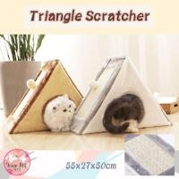 ราคา ไซด์ใหญ่ที่ฝนเล็บผ้าแมวทรง 3 เหลี่ยม สามารถเป็นที่นอนได้และบ้าน มีให้เลือก 2 สี สก็อตติช โฟลด์ เปอร์เซีย สีสวาด ขาวมณี (2670648083)