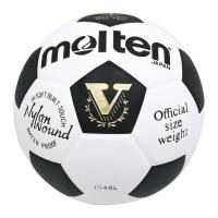 ราคา MOLTEN ฟุตบอลหนัง Football PU Th IS4SL WH/BK (740) แถมฟรีตาข่ายใส่ลูกบอล+เข็มสูบลม (1948641341)
