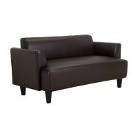 ราคา INDEX LIVING MALL โซฟาพีวีซี 2 ที่นั่ง รุ่นเบลล์ - สีกาแฟ (5542966129)
