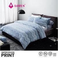 ราคา LOTUS ชุดผ้าปู 6 ฟุต 5 ชิ้น ลายLI 064 รุ่น Impression Print ส่งฟรี (1578208308)